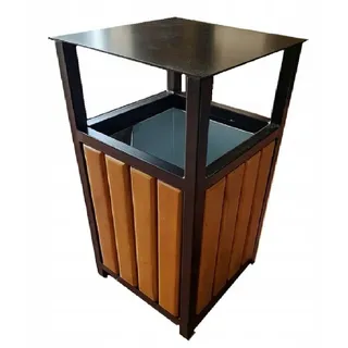 QLS Mülleimer 60 l Schwarz