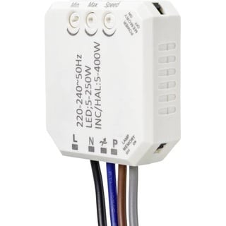 Sygonix SY-4697884 Unterputz Dimmer Geeignet für Leuchtmittel: Halogenlampe, LED-Lampe, Glühlampe