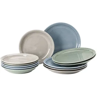 Thomas Trend Colour Mixed II Tafelset 12-tlg. Moon Grey, Moss Green, Arctic Blue