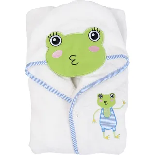 Wewo fashion Kinderbademantel »8023, ideal für Sauna & Spa, Hotelbademantel, Morgenmantel« 1 Stk. Frosch, beige