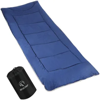 REDCAMP L Weich Campingbett Feldbettauflage,Martratze für Feldbett Klappbar 190 x 70 cm,Bequem Gut Dicke Baumwollauflage mit Hochwertiger Polyesterfüllung Schlafmatratze Pad, Blau