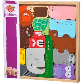 Eichhorn Tierset in Holzbox