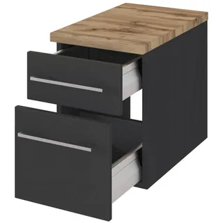 Bad-Möbel Unterschrank TAREE-03 in matt grau - Grau