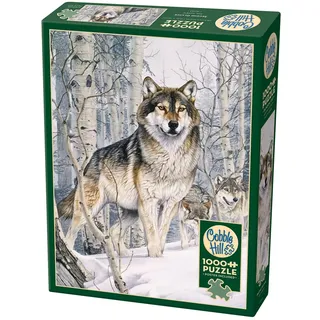 Cobble Hill Wolf im Winterwald 1000 Teile (1000 Teile)