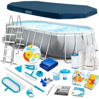Rechteckiger Pool 503x274x122cm 21in1 Intex 26796