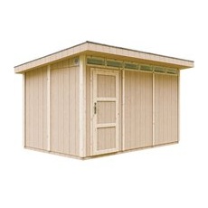 Timbela Holz-Gartenhaus M904 Flachdach Grundiert 412 cm x 279 cm