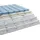 Betten-Set silberweiß 135x200 cm weiß leicht 44612