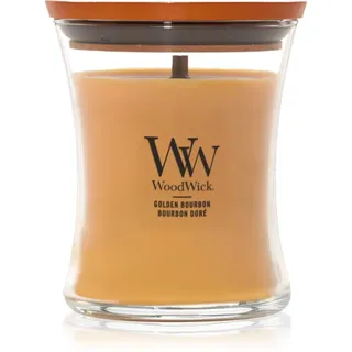 Woodwick Opulent Wood Golden Bourbon Duftkerze mit holzdocht (hearthwick) 275 g