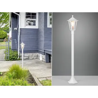 Wegeleuchte Außenleuchte Landhausstil zur Wegbeleuchtung & Gartenbeleuchtung - Weiß