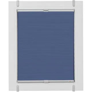 SUNLINES Plissee Start-up Style Honeycomb 49 x 105 cm dunkelblau/silberfarben