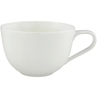 Noblesse - V&B Cappuccinotasse , Weiß , Keramik , Uni , 450 ml , Geschirr, Tassen, Kaffeetassen
