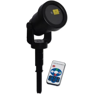 NÄVE LED Gartenleuchte Projektor schwarz H 19,5 cm Ø 10 cm 1 Stk. Effektbeleuchtung