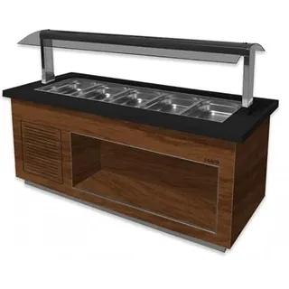 Saro Heißes Buffet Premium Line Sb-H200 braun/schwarz