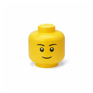 Room Copenhagen Aufbewahrungskiste ROOM LEGO Kopf-Box 16 x 19,5 cm 1-tlg. gelb