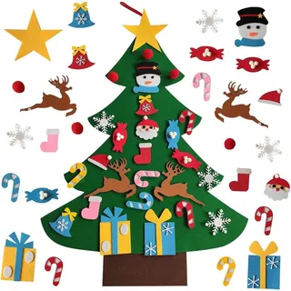 nikcorp Filz-Weihnachtsbaum 110 x 70 cm Grün