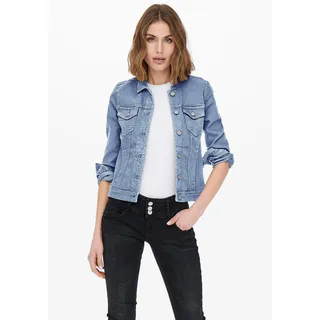 ONLY Jeansjacke »ONLWONDER DNM JACKET NOOS«, kurze, modische Form, blau