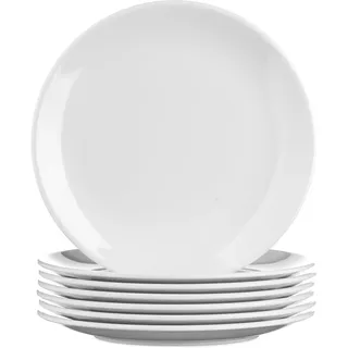 SECO Runde weiße Melaminplatte, langlebig und kratzfest, 18 cm