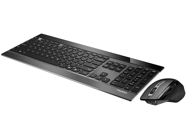 Bild von 9900M Multi-mode Wireless Desktop Combo schwarz, USB/Bluetooth, DE (187096)