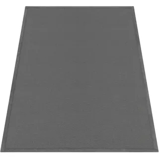 Paco Home Teppich »Tatami 475« rechteckig 24 mm Höhe Kurzflor, Uni-Farben, mit Memory Foam, waschbar, grau