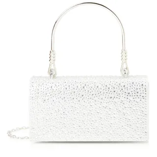 FELIPA Women's Damen Handtasche Clutch, Silber