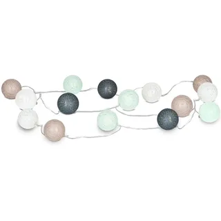 levandeo LED Lichterkette Baumwolle 3 m Grün