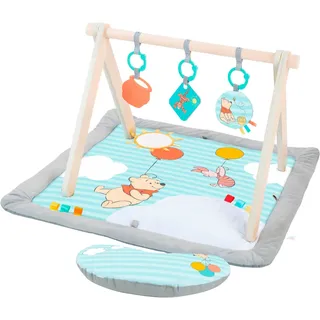 Bright Starts Spielbogen »WINNIE THE POOH Once Upon a Tummy Time TM Activity Gym« mit Plüschmatte und Stützkissen, bunt