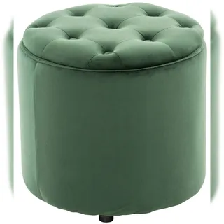 CLP Sitzhocker Pantin Samt grün