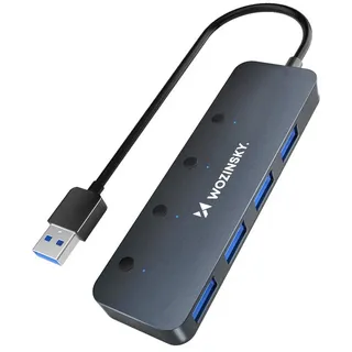 wozinsky WHS080YSS USB 3.0 mit Schaltern Grau grau