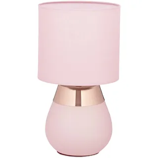Relaxdays Tischlampe Rosa