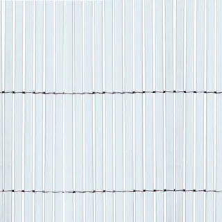 TENAX Colorado 1,50 x 5 m Weiß, Synthetisches Doppelseitiges Schilf, zum Abschirmen von Gärten, Schwimmbädern und privaten Bereichen