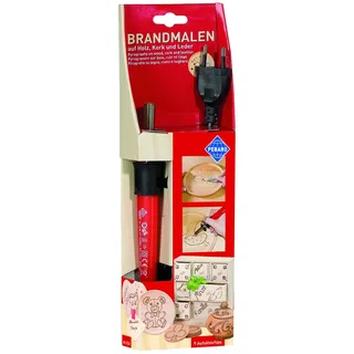 Pebaro Brandmalkolben Brennkolben mit 9 Aufsätzen
