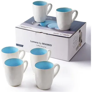 MiaMio Kaffeetasse 0,35 l Blau 6 St.