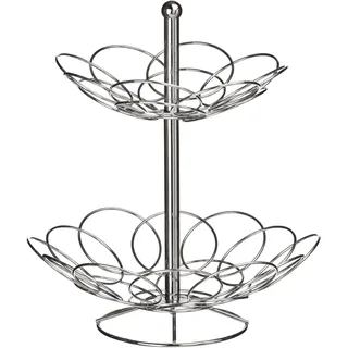 Premier Housewares Hängende Körbe, 3-Tier, Chrom