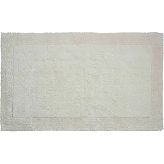 GRUND organisch & beidseitig verwendbar Badteppich 100% Bio-Baumwolle, ultra soft, ÖKO-TEX-zertifiziert, 5 Jahre Garantie, LUXOR, Badematte 70x120 cm, natur