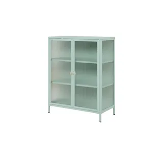 CaliCosy Vitrine Milton 80 x 101,5 x 40 cm Mintgrün