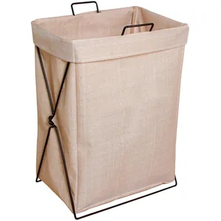 Landscape Wäschesammler , Beige , Textil , 44x63x30 cm , faltbar , Haushalt & Kleinelektro, Wäschepflege, Wäschekörbe & Wäschetonnen