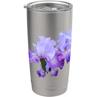The Most Beautiful Purple Iris Splashacata Shapes Mania: Doppelwandiger Edelstahl-Thermobecher