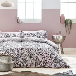 Catherine Lansfield Savannah Pink 140 x 220 cm + 60 x 70 cm