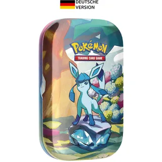 Pokémon Mini-Tin-Box Karmesin & Purpur Prismatische Entwicklungen Glaziola