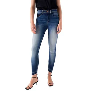 Salsa Jeans Secret Glamour Push In Cropped Premium Jeans - Blue Used - 32 - 30