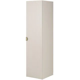 Selsey Kleiderschrank 1-türig mit Kleiderstange, 50 cm, greige -