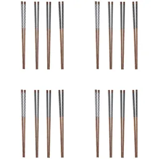 Butlers Essstäbchen (4er Set) Mikado , Braun , Holz , Besteck, Besteck-Sets