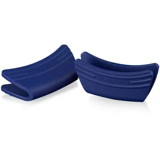 Le Creuset 2er-Set Griffschutz aus Silikon, Anpassungsfähig, Hitzebeständig bis 250°C, Azure, 42813002200000, 42813002200000
