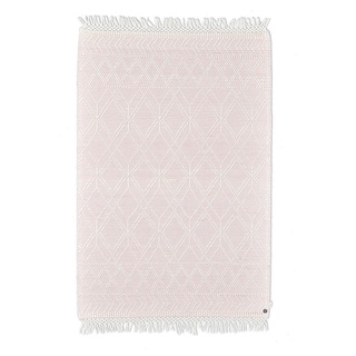 Tom Tailor Webteppich Colored Macrame 140 x 200 cm Wolle Rosa Rose