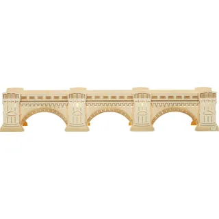 Tietze Erzgebirgsdegn LED Schwibbogen »Erhöhung Augustusbrücke exklusiv«