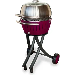 Lotusgrill XL Gartengrill Set Pflaumenlila