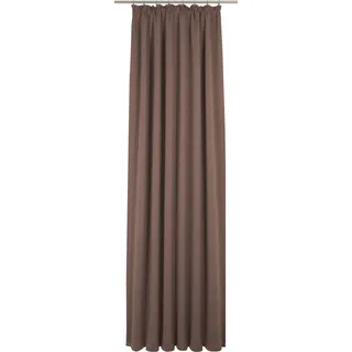 Vorhang WIRTH "Torbole" Gr. 1, orange (terrakotta), B:65cm H:125cm, Jacquard, Baumwolle, Polyester, Gardinen, Vorhang