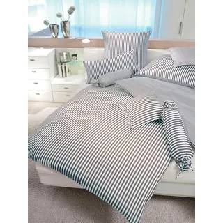 JANINE Kissenbezug Modernclassic 80 x 80 cm Grau