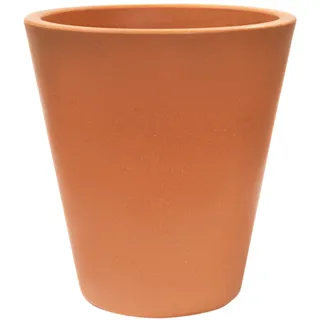 well home mobiliario & decoración Runder Blumentopf 50 x 50 cm Terracotta