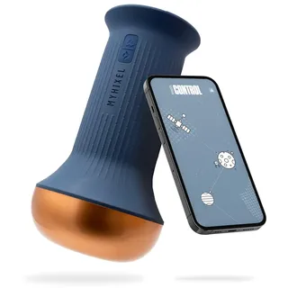 MYHIXEL CONTROL II – Natürliches Stimulationsgerät zur Kontrolle der Ejakulation mit KI-gestütztem Training | Kognitiv-behaviorales Programm über App & Bluetooth
